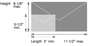 Valid Letter Dimensions